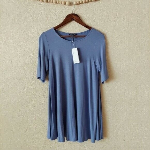 Eileen Fisher Tops - Eileen Fisher Periwinkle Jersey Tunic Top XS NWT